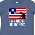 thumbnail image 4 of Inktastic Military Uncle is My Hero Us Flag Boys or Girls Baby T-Shirt, 4 of 5
