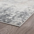thumbnail image 5 of Diamond Contemporary 5' x 7' Gray and Cream Polypropylene Indoor Area Rug, 5 of 8