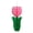 Pink, variant on Dserhfy Spring Tulip Flower Honeycomb Centerpieces Paper Tulip Floral Honeycomb Ceiling Hanging Decoration for Office Home Wedding Birthday Decor