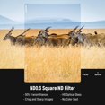 thumbnail image 3 of Filtro ND NEEWER ND0.3 (1 parada) 4x5.65 para NEEWER Matte Box, 3 of 9