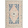 thumbnail image 1 of Unique Loom Whitney Bright Medallion Rug 5' x 8' Rectangle French Blue/Ivory, 1 of 1