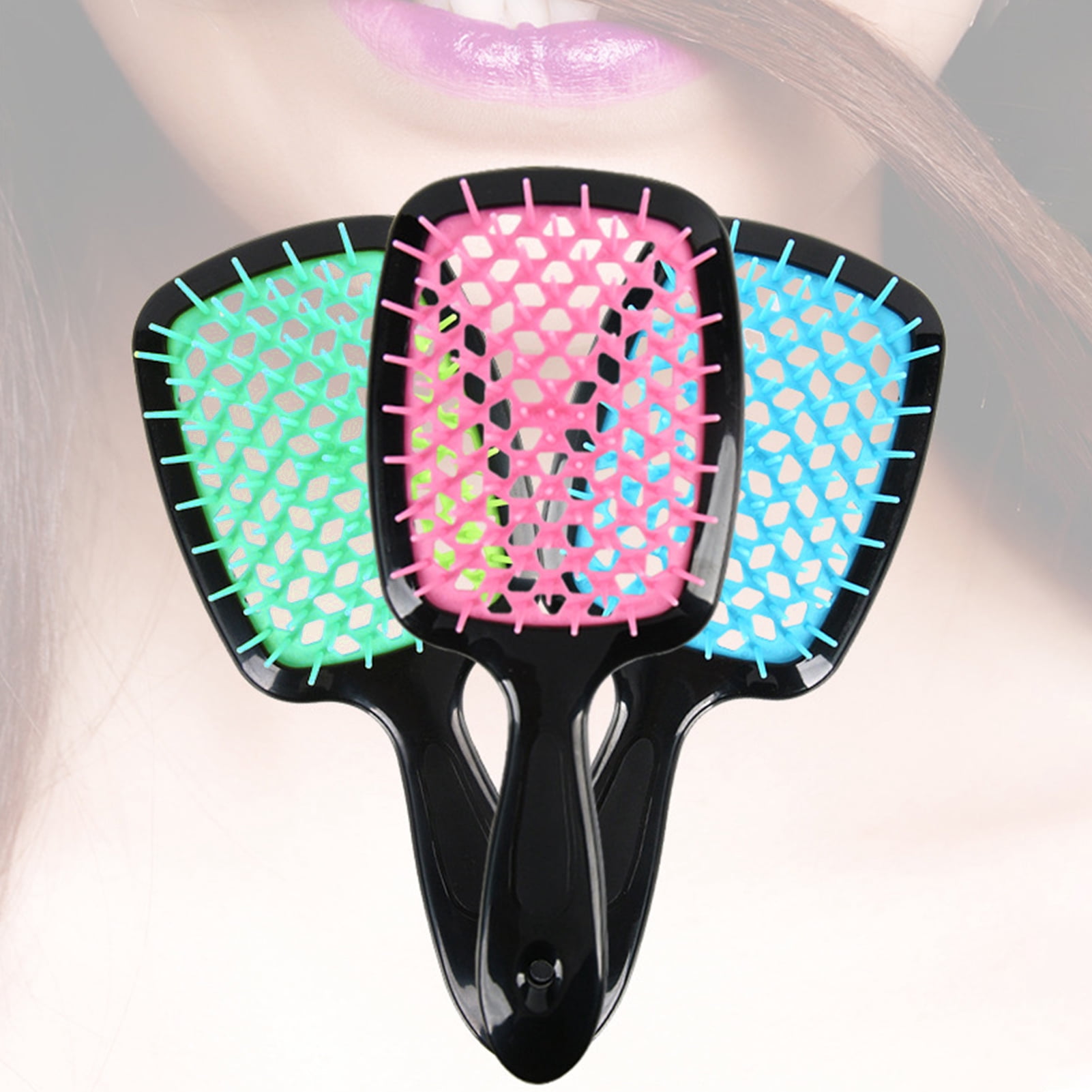 TOPOINT Hair Scalp Massage Comb Detangler Brush Hairbrush Wet Or Dry