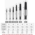 thumbnail image 3 of Juego de extractores de tornillos para tuberías de 6 piezas,Extractor de tornillos en espiral roto para quitar tornillos pelados y pernos rotos,Juego de extractores de pernos rotos con torni, 3 of 5