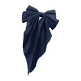 thumbnail image 1 of Cascos con lazo, decoración, adornos para cascos, divertidos, portátiles, elegantes, con lazo grande. Azul oscuro, 1 of 9