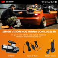 thumbnail image 4 of LINGLUCKY Camara para Carro con WiFi, 3.1in HDR 1080P DashCam para Auto Delantera Trasera Interior con Vigilancia en Estacionamientos 24H, Tarjeta SD 32GB, Control de App, Visión Nocturna, 4 of 5