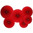 thumbnail image 4 of HOMEMAXS  12 Pcs Round Paper Fan Flower Party Decoration Office Baby, 4 of 8