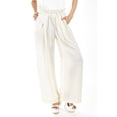thumbnail image 1 of Pantalon Wide Leg con pinzas Roman Fashion /Juvenil, 40708 (Hueso) beige M, 1 of 6