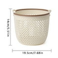 thumbnail image 3 of Portable Clothes Clothes Storage Large Clothes Rack Laundry Bathroom Hollow Clothes Cloth Organizer Blanket Storage Containers Storage for Baby Boxes for Organizer Storage College Storage for Dorms, 3 of 4