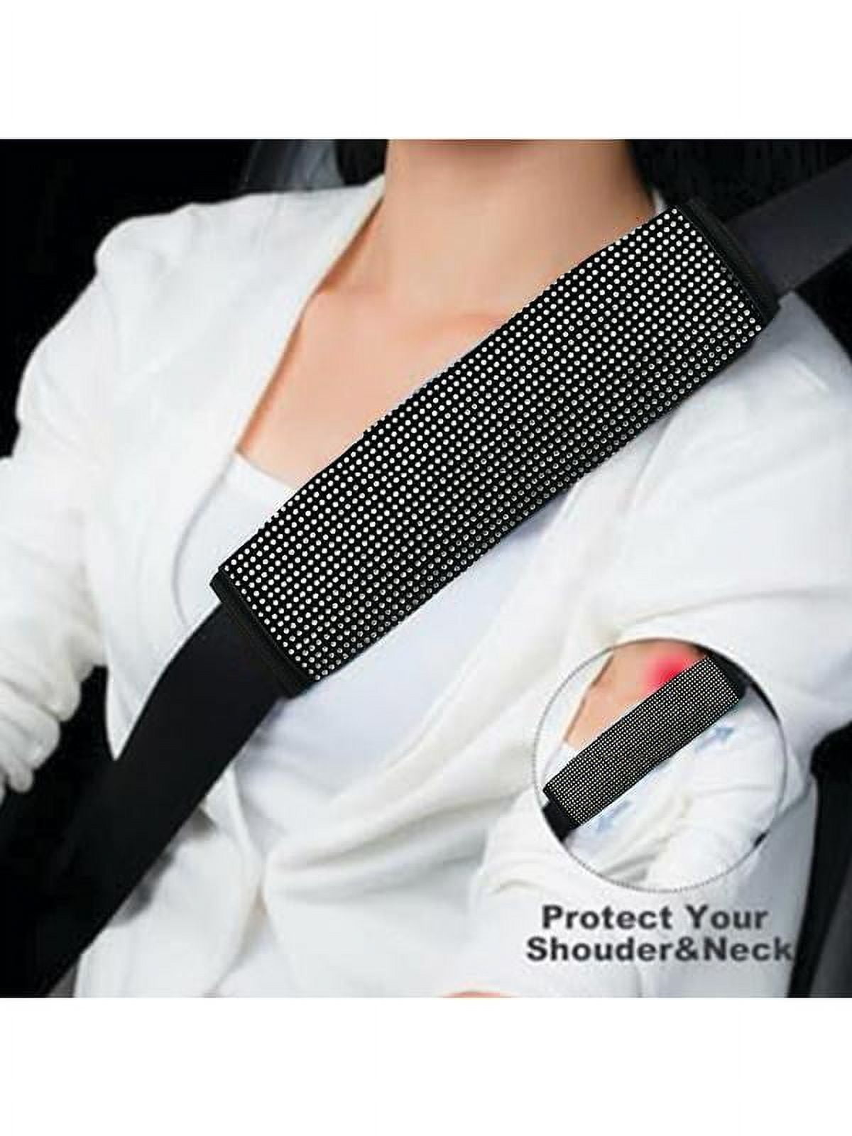 K&M Auto Accessories "Paparazzi" Bedazzled Seatbelt Cover.