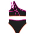 thumbnail image 4 of Mnyotv Girls' Two Piece Bikini set High Waist swimsuits beach swimwear teen girl summer outfits bathing suits, 4 of 6