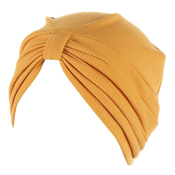Yanyanz Handkerchiefs for Men, Cancer Head Hat Cap Ethnic Floral Hair Cover Wrap Turban Headwear Turban Cap for Women, Women's Handkerchiefs Yellow One Size