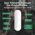 thumbnail image 3 of Saw Palmetto for Men Prostate Health Supplement to Promote Urinary Tract Function - 500mg Per Serving - 120 Count - Hair Health Urinary Health - Vegan, Non-GMO Capsules, 2 Month Supply, 3 of 9