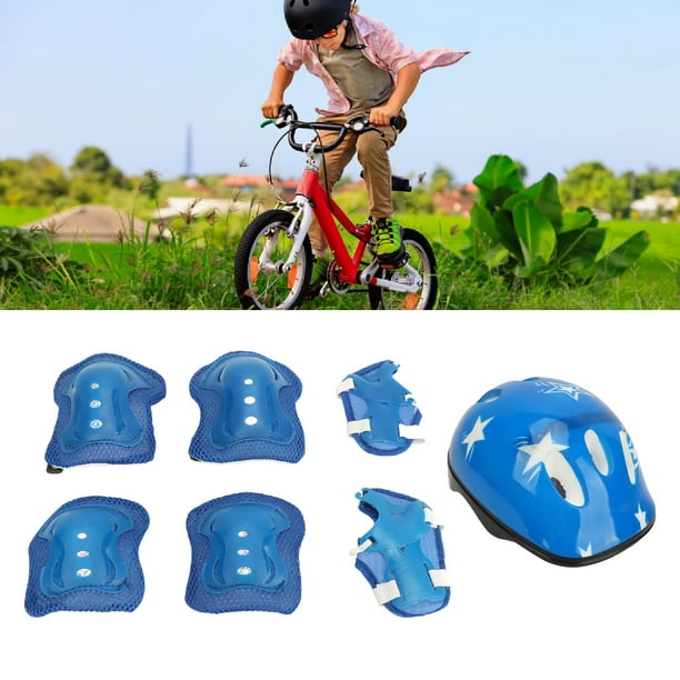 Kids Bike Helmet With Knee Pads Elbow Pads Wrist Guards, Adjustable Toddler  Helmet For Ages 5-14 Toddler Kids & Youth, Sports Protective Gear Set For