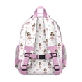 thumbnail image 3 of Ballet Princess Pattern Backpack for School,Cute School Bag,Schoolbag with Adjustable Shoulder Straps & Padded Back,15.25"x11.5"x5.25", 3 of 5