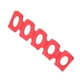 thumbnail image 1 of 3pcs Silicone Refrigerator Storage Rack Holder Mat Organizer Fridge Tin Can Storage Holder Mat Can Beverage Beer Rack (Red), 1 of 8