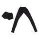 thumbnail image 1 of ones de material cuero elásticos de , ropa de muñeca de , trajes para accesorios de 1/6 (negro) Yotijar Pantalones de muñeca de 12 pulgadas, 1 of 10