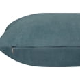 thumbnail image 3 of Delara Velvet Decorative Throw Pillow Cover, 20x20 inch, Pack of 1, Soft Breathable Cushion Cover with Hidden Zipper, Stone Blue, 3 of 4