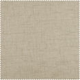 thumbnail image 3 of Exclusive Fabrics  Vintage Thermal Cross Linen Weave Blackout Curtains (1 Panel) Light Tan 50 X 108 108 Inches, 3 of 5