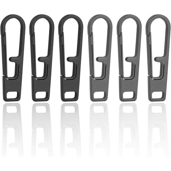 VAT1 Heavy Duty Titanium Zipper Pulls Replacement, Universal Zipper Pull Tab Repair Kit for Jackets, Coats, Suitcases, Luggage, Backpacks, Handbags and EDC Pouches