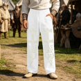 thumbnail image 2 of CONZONE Men's Baggy Viking Sweatpants Wide Leg Sweat Pants for Men Trendy Elastic Waist Drawstring Norse Mythology Graphic Y2K Soft Casual Joggers Pant With Pockets, 2 of 4