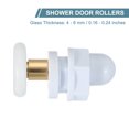 thumbnail image 3 of Uxcell Shower Door Rollers Copper Rod Pulley Wheels Replacement 23mm 8, 3 of 6