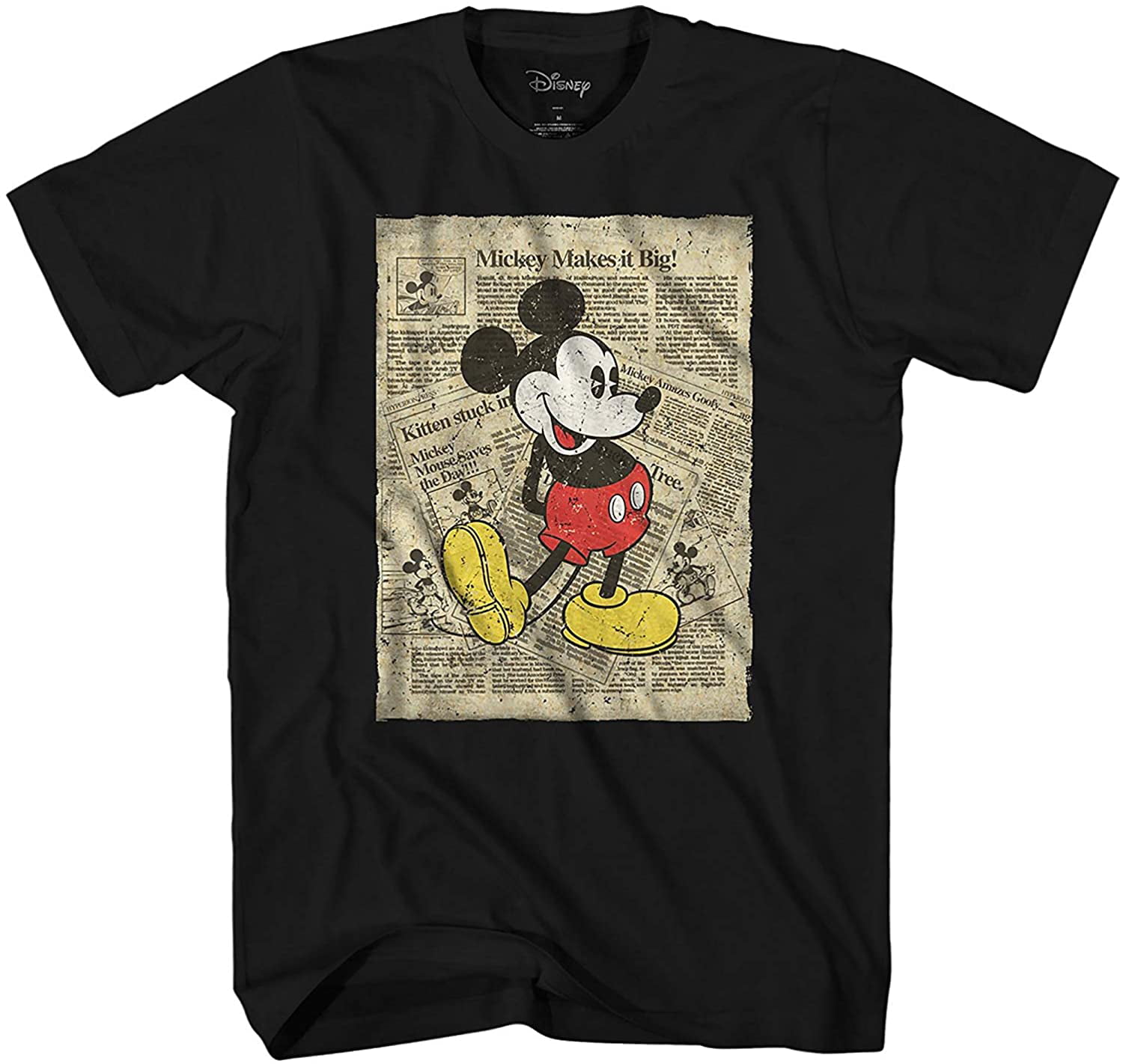 Disney Disney Mickey Mouse Retro Newspaper Classic