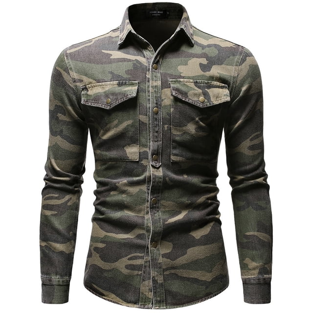 Veste en Jean à Manches Longues pour Hommes 2023, Style Décontracté, Durable et Confortable