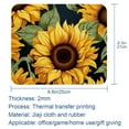thumbnail image 5 of Sunflower Gaming Mouse Pad, Desk Mat, 8.3x9.8 Inch, Non-Slip Rubber Bottom, Printed, Suitable for Office and Gaming, 5 of 6