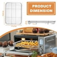 thumbnail image 2 of Vesteel Stainless Steel Air Fryer Basket Set of 2, 15.4" x 11.4" Oven Crisper Basket for Baking, Roasting & Healthy Cooking, Dishwasher Safe, 2 of 7