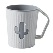 CMrtew Wheat Straw Lightweight Cup Plastic Tumbler Mug for Water, Coffee & Tea (Eco-Friendly, Dishwasher Safe, Natural)