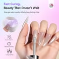 thumbnail image 2 of SAVILAND Glassy Cat Eye 5-In-1 One-Step Gel Nail Polish Kit, Quick Easy, Jelly Silver, 15ml/0.51 fl.oz, 2 of 7