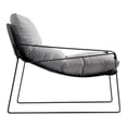 thumbnail image 3 of Moe's Home Collection Connor Polyester Fabric Club Accent Chair in Gray, 3 of 9