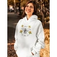 thumbnail image 2 of Vintage Bumble Bee Hoodie Women -SPIdeals Designs, Female 4X-Large, 2 of 4