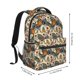 thumbnail image 2 of Disketp Multi-Colored Roosters Mochila Estampada para Hombre y Mujer – Mochila Ligera Clásica con Múltiples Bolsillos para Universidad, Trabajo y Viajes-One Size, 2 of 5