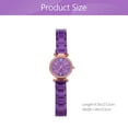 thumbnail image 6 of Raindrops Elegant Women's Wristwatch with Glass and Steel Band for Stylish Everyday Wear, 6 of 7