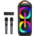 thumbnail image 1 of Máquina de karaoke JYX con 2 micrófonos inalámbricos Bluetooth, 1 of 7