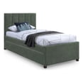thumbnail image 1 of Meridian Furniture Hudson Vert Cuir Végane Lit Gigogne Simple, 1 of 10
