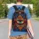 thumbnail image 4 of Easygdp Vibrant Psychedelic Eye Mochila Ligera de 15 Pulgadas para Estudiantes, Mochila Cómoda para la Escuela y Viajes, Correas Ajustables, 4 of 6