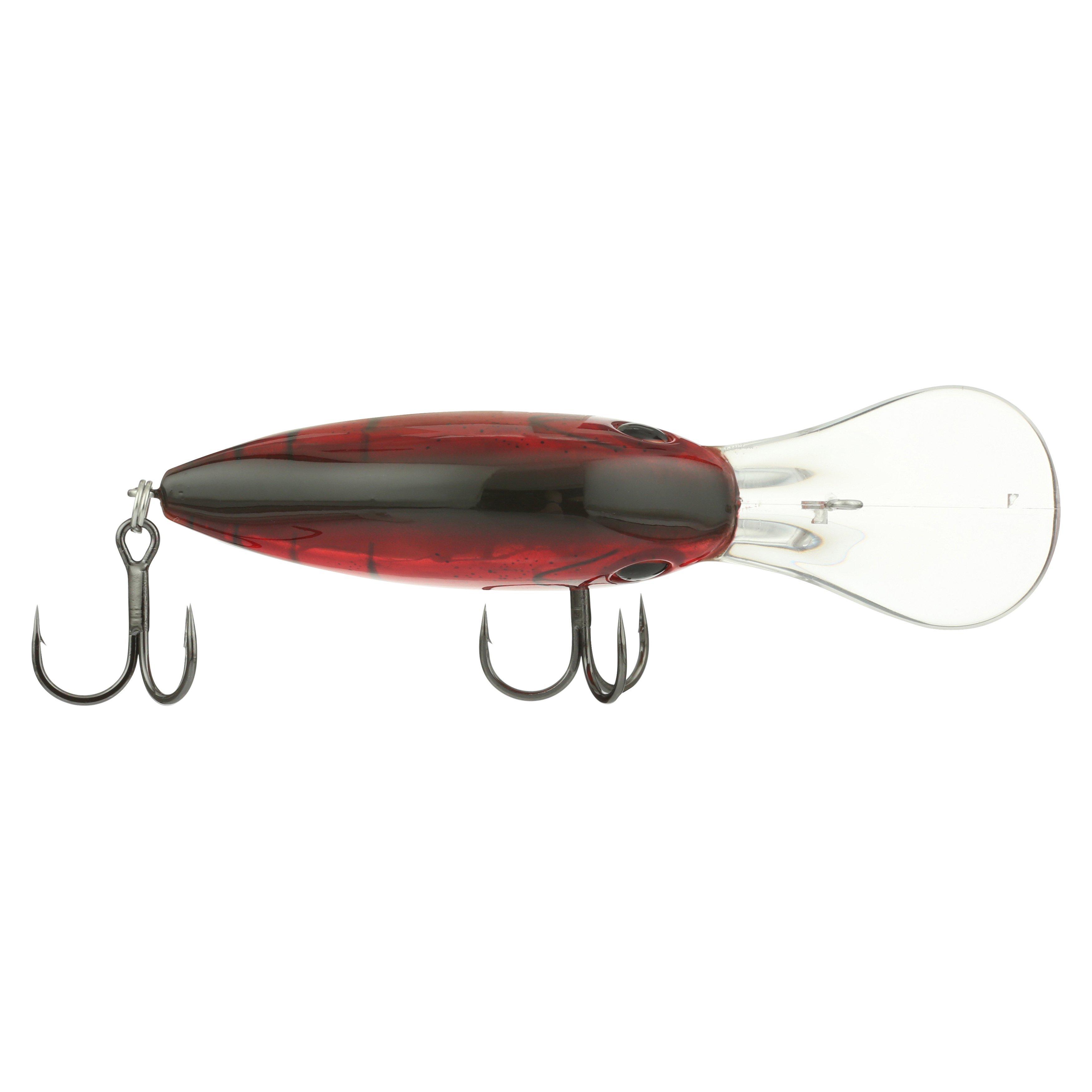 Berkley Dime Freshwater Fishing Lure, Ghost Red Craw, 3/4oz