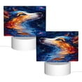 thumbnail image 2 of Fotbe Galactic Dog Swirls Art Pattern Acrylic Night Light Gift with 3 Color ModesTouch-Sensitive LED Lamp Perfect Gift for Mother's Day, Birthday, or Christmas, 2 of 9