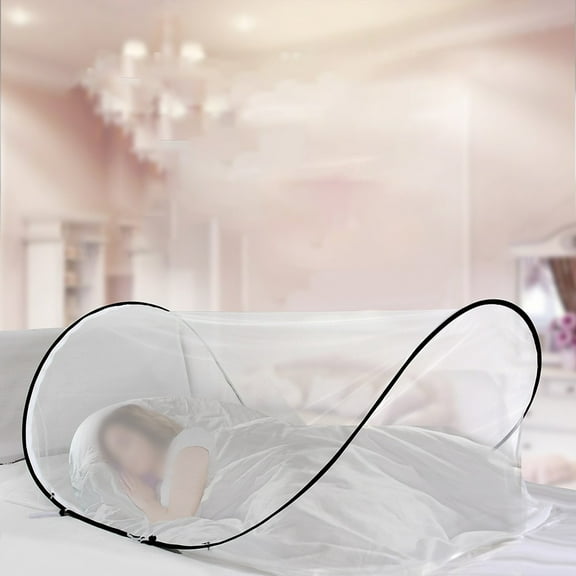 Foldable Single Bed Net- Perfect For Travel, Camping And Dormitory
