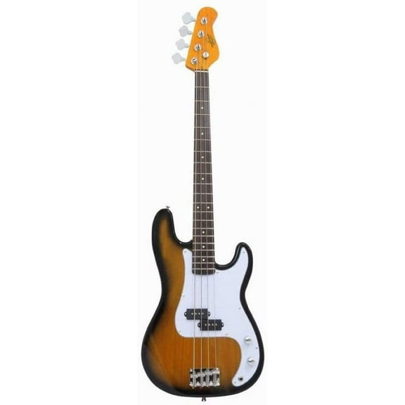 Oscar Schmidt Versatile Electric Bass Guitar - Tobacco Sunburst - OSB-400C-TS