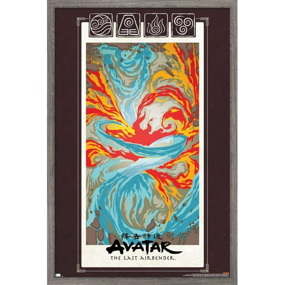 Avatar - Elements Wall Poster, 14.725" x 22.375", Framed