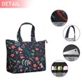 thumbnail image 2 of Pioneer Flower Floral Print Pattern Travel Tote Bags for Women Carry On,Large Weekender Bags for Women Travel,Multi Functional Duffle Bag for Work,Shopping,Sports, 2 of 5