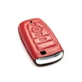 thumbnail image 3 of Vitodeco Leather Smart Key Fob Case Cover Protector Compatible with Ford (2018 - 2026 Models) - 4-Button, Red, 3 of 5
