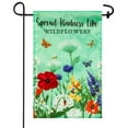 thumbnail image 3 of (2 pack) Meadow Creek 11.5" x 18" Spread Kindness Like Wildflowers Outdoor Yard Flag, 3 of 6
