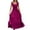Purple, variant on Youyipin Womens Summer Dresses Sleeveless Boho Ruffle Square Neck Tie Back Casual Backless Flowy Midi Dress Summer Dresses For Women 2025