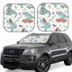 thumbnail image 1 of Fotbe Music Lover Dinosaur Juego de 2 Piezas de Parasoles para Parabrisas | Bloqueador Solar para Auto | Accesorios Plegables para Protección Solar Interior-Medium, 1 of 6