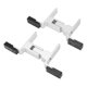 thumbnail image 1 of Water Pump Bracket Aluminum Alloy Desktop Water Cooling Pump Radiator Support Holder for 2545mm Radiator Fan Silver, 1 of 3