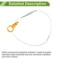 thumbnail image 6 of Unique Bargains Engine Oil Dipstick for Lincoln Mark LT 8 Cyl 5.4L 2006-2008 Orange Oil Level Dip Stick Double Hole Indicator Plastic Metal 1 Pc, 6 of 6